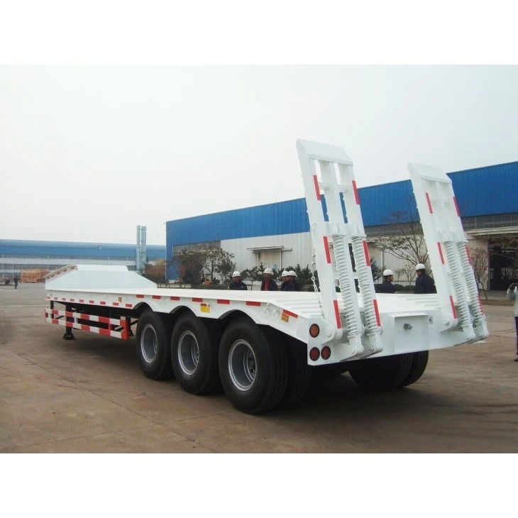13m Lowbed Semi-trailer With Tri-axle suppliers